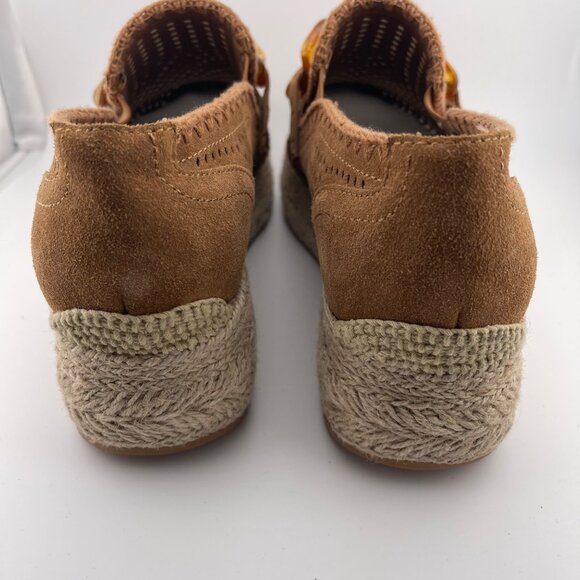Dolce Vita Jhenee Perf Pecan Suede Slip-On Platform Sneakers Women’s 10 – NWOB - Picture 3 of 9